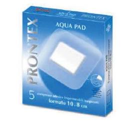 GARZA COMPRESSA PRONTEX AQUA PAD 10X8CM 5 PEZZI - FARMACIA33