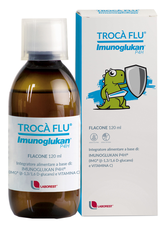 TROCA' FLU' IMUNOGLUKAN FLACONE 120 ML - FARMACIA33