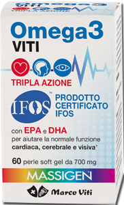 OMEGA3 VITI TRIPLA AZIONE 60 PERLE - FARMACIA33