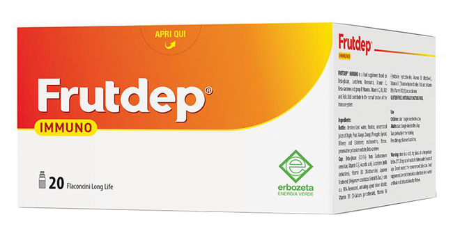 FRUTDEP IMMUNO 20 FLACONCINI 10 ML - FARMACIA33