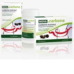 NOVA CARBONE VEGETALE 120 COMPRESSE - FARMACIA33