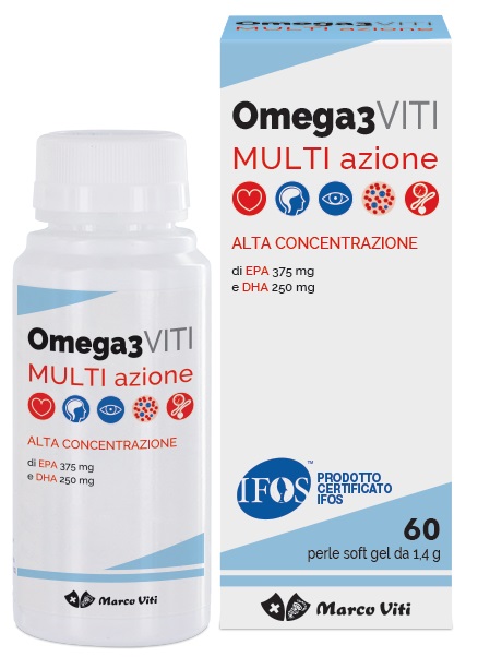 MARCO VITI FARMACEUTICI Spa OMEGA 3 CARDIO MULTIAZIONE 60 PERLE - FARMACIA33