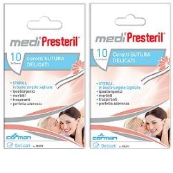CEROTTO PER SUTURA MEDIPRESTERIL 6,4X108 MM 10 PEZZI - FARMACIA33