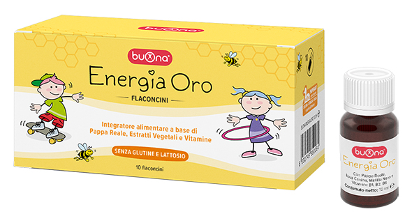 BUONA ENERGIA ORO 10 FLACONCINI DA 10 ML - FARMACIA33