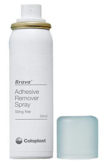 BRAVA SPRAY REMOVER PER DISTACCO DOLCE ADESIVI E DISPOSITIVI PER STOMIA 50 ML - FARMACIA33