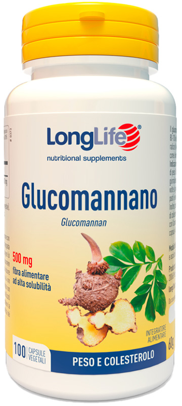 LONGLIFE GLUCOMANNANO 100 CAPSULE VEGETALI - FARMACIA33