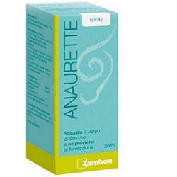 SPRAY IRRIGATORE PER LA RIMOZIONE DEL CERUME ANAURETTE 30 ML - FARMACIA33