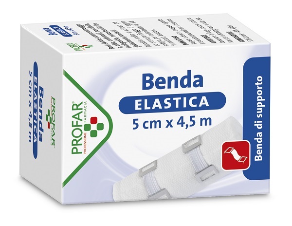 BENDA ELASTICA 5 CM X 4,5 M PROFAR - FARMACIA33