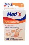 CEROTTO MEDS STRIPS TELA IPOALLERGENICO ELASTICIZZATO ASSORTITI 10 PEZZI - FARMACIA33