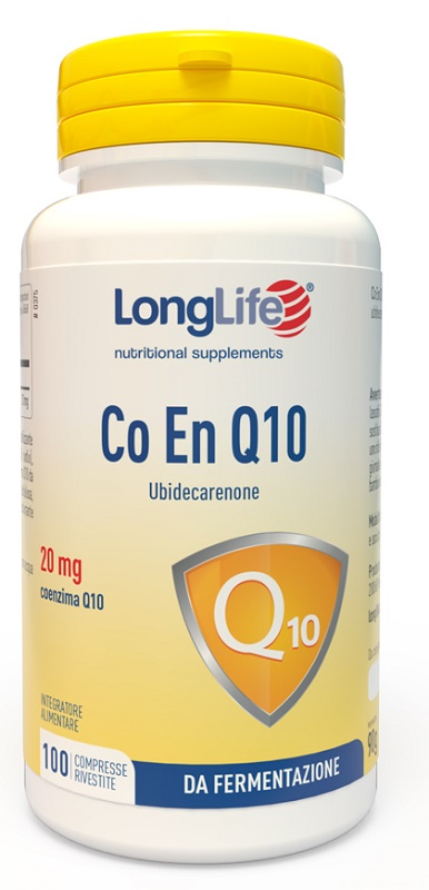 LONGLIFE CO EN Q10 20MG 100 COMPRESSE - FARMACIA33