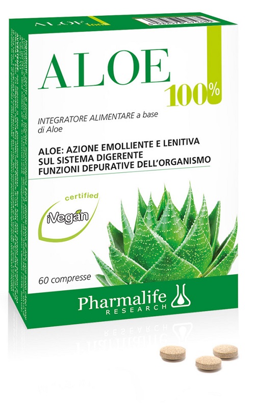 ALOE 100% INTEGRATORE ALIMENTARE 60CPR - FARMACIA33