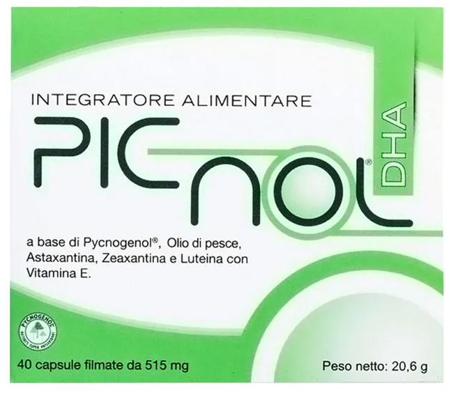 PICNOL DHA 40 CAPSULE 21,11 G - FARMACIA33