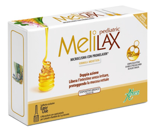 MELILAX PEDIATRIC MICROCLISMI 6 PEZZI 5 G - FARMACIA33