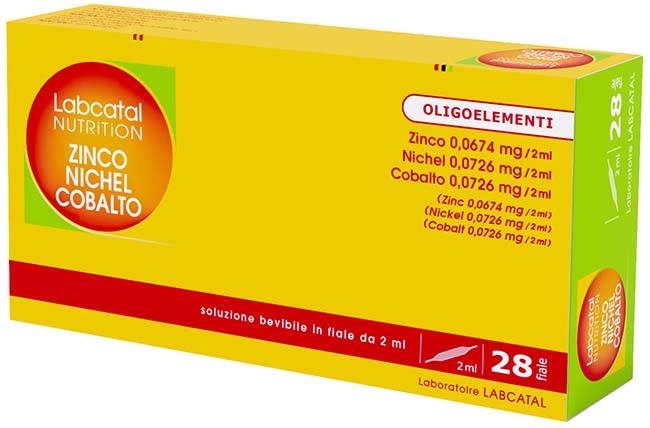 LABCATAL NUTRITION ZINCO/NICHEL/COBALTO 28 FIALE 2 ML - FARMACIA33