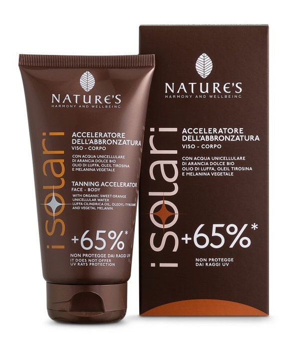 NATURES I SOLARI ACCELERATORE DELL'ABBRONZATURA +65% 150 ML - FARMACIA33