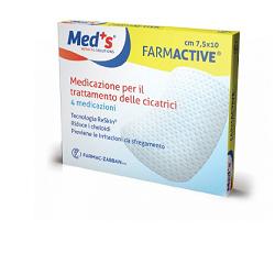 CEROTTO FARMACTIVE CICATRICI 7,5X10CM 4 PEZZI - FARMACIA33