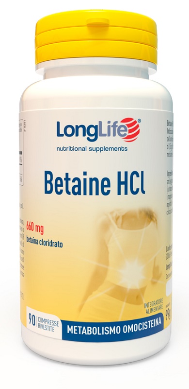 LONGLIFE BETAINE HCL 90 COMPRESSE RIVESTITE - FARMACIA33