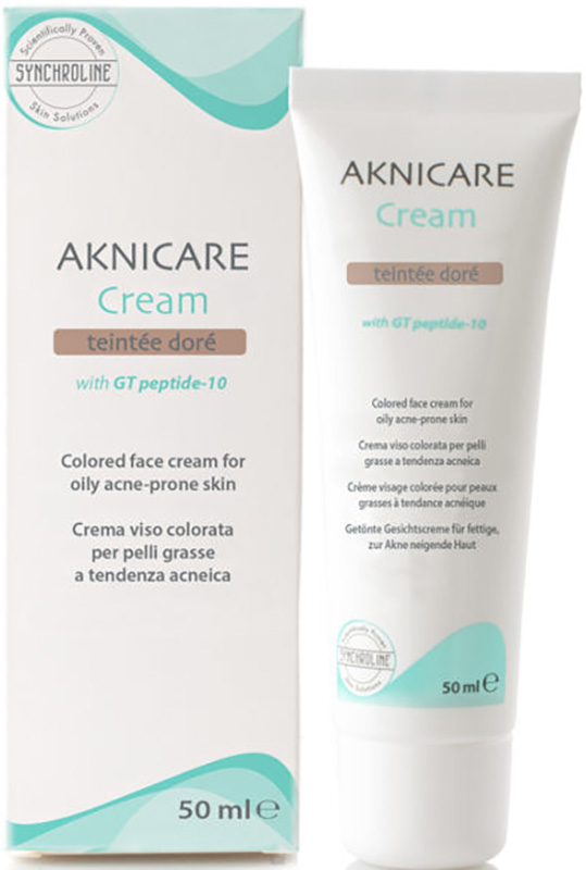 AKNICARE CREAM CREMA COLORATA TEINTEE DORE' 50 ML - FARMACIA33