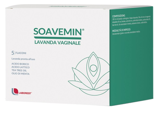SOAVEMIN LAVANDA VAGINALE 5 FLACONI 100 ML - FARMACIA33