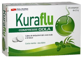 KURAFLU GOLA EUCALIPTO 20 COMPRESSE 1,5 G - FARMACIA33