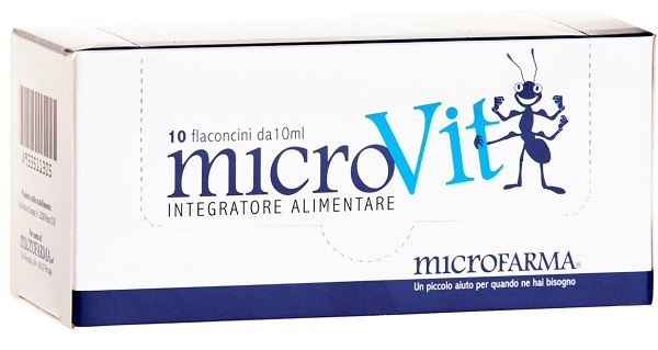 MICROVIT 10 FLACONCINI DA 10 ML - FARMACIA33
