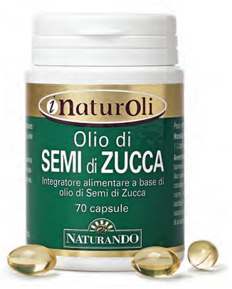 I NATUROLI OLIO DI SEMI DI ZUCCA 70 CAPSULE - FARMACIA33