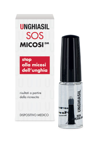 ANTIMICOTICO UNGHIASIL SOS MICOSI IN FLACONE DI VETRO 5 ML CON PENNELLO APPLICATORE + ASTUCCIO - FARMACIA33