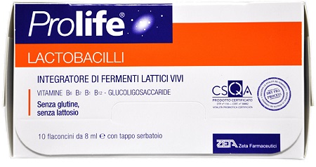 PROLIFE LACTOBACILLI 10 FLACONCINI 8 ML - FARMACIA33