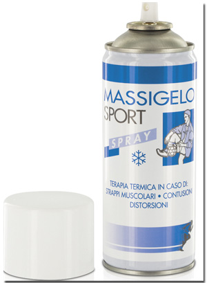 GHIACCIO ISTANTANEO MASSIGELO SPORT BOMBOLETTA SPRAY 400ML - FARMACIA33