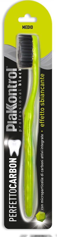 PLAKKONTROL PERFETTO CARBON SPAZZOLINO MANUALE BLISTER 1 PEZZO - FARMACIA33
