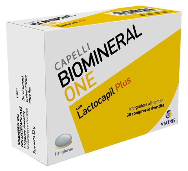 BIOMINERAL ONE LACTOCAPIL PLUS 30 COMPRESSE - FARMACIA33