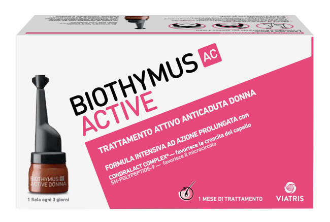 BIOTHYMUS AC ACTIVE TRATTAMENTO ATTIVO ANTICADUTA DONNA 10 FIALE - FARMACIA33