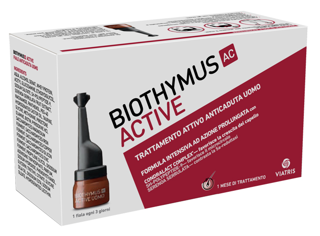 BIOTHYMUS AC ACTIVE TRATTAMENTO ATTIVO ANTICADUTA UOMO 10 FIALE 3,5 ML - FARMACIA33