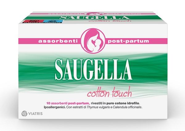 SAUGELLA COTTON TOUCH ASSORBENTI POSTPARTUM - FARMACIA33