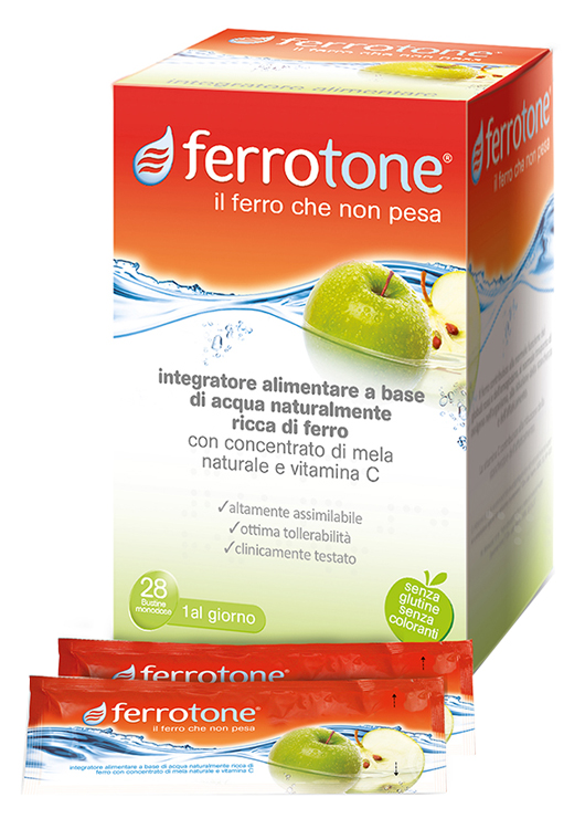 FERROTONE APPLE 28 SACCHETTI 25 ML - FARMACIA33