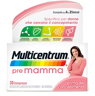 MULTICENTRUM PRE MAMMA 30 COMPRESSE - FARMACIA33