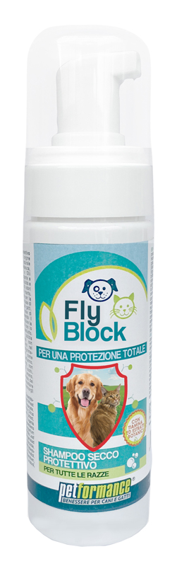PETFORMANCE FLYBLOCK SHAMPOO SECCO CANI/GATTI 150 ML - FARMACIA33