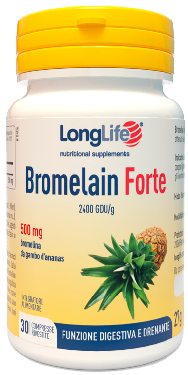 LONGLIFE BROMELAIN FORTE 30 COMPRESSE - FARMACIA33