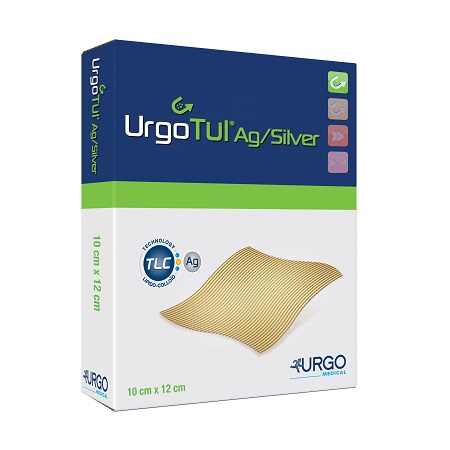 MEDICAZIONE STERILE URGOTUL AG/SILVER 10X12 CM 5 PEZZI - FARMACIA33
