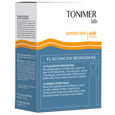 TONIMER LAB HYPERTONIC 18 FLACONCINI MONODOSE - FARMACIA33