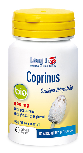LONGLIFE COPRINUS BIO 60 CAPSULE - FARMACIA33