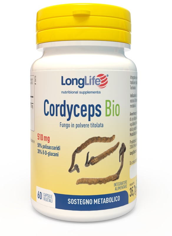 LONGLIFE CORDYCEPS BIO 60 CAPSULE - FARMACIA33