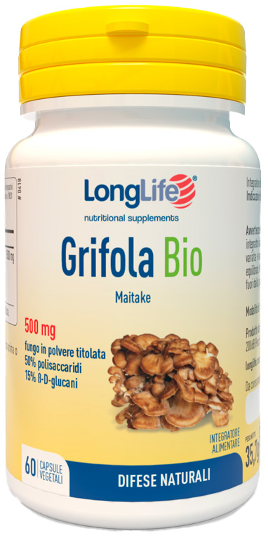 LONGLIFE GRIFOLA BIO 60 CAPSULE VEGETALI - FARMACIA33