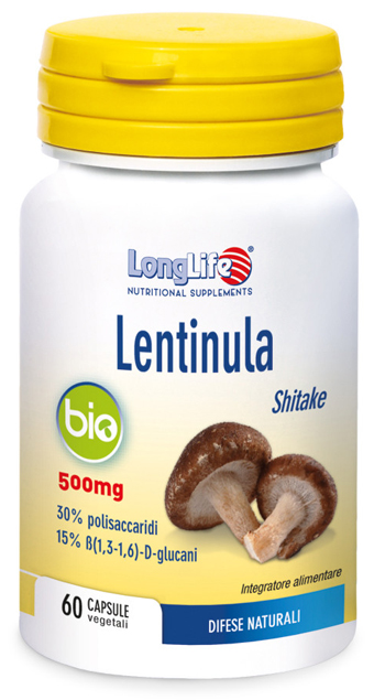 LONGLIFE LENTINULA BIO 60 CAPSULE VEGETALI DA 595 MG - FARMACIA33