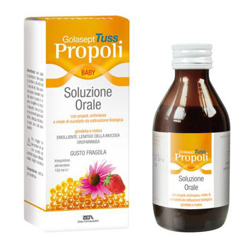 GOLASEPT TUSS PROPOLI BABY SOLUZIONE ORALE 150 ML - FARMACIA33