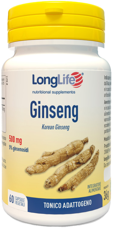 LONGLIFE GINSENG 5% 60 CAPSULE - FARMACIA33