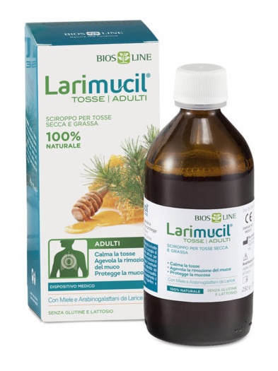 LARIMUCIL TOSSE TOSSE ADULTI SCIROPPO CE 0476V 230 G 175 ML - FARMACIA33