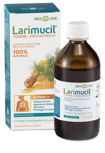 LARIMUCIL TOSSE PEDIATRICO 1+ SCIROPPO 175 ML CE 0426 230 G - FARMACIA33