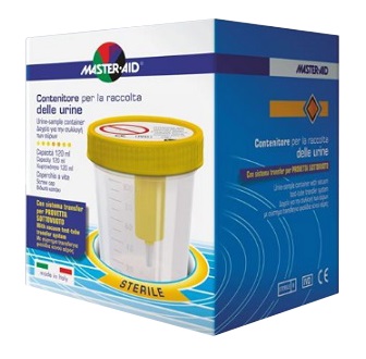CONTENITORE RACCOLTA URINA SOTTOVUOTO MASTER-AID 120 ML - FARMACIA33