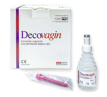 DECOVAGIN 5 FLACONI DA 100 ML + 5 CANNULE MONOUSO - FARMACIA33
